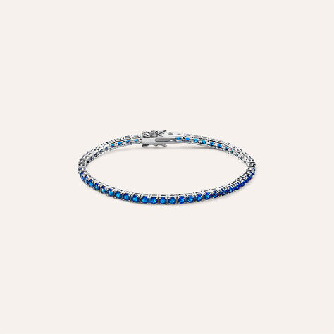 Bracciale Tennis Silver Rainbow Argento Rodiato Cubic Zirconia - Bracciali Tennis Donna | Stroili