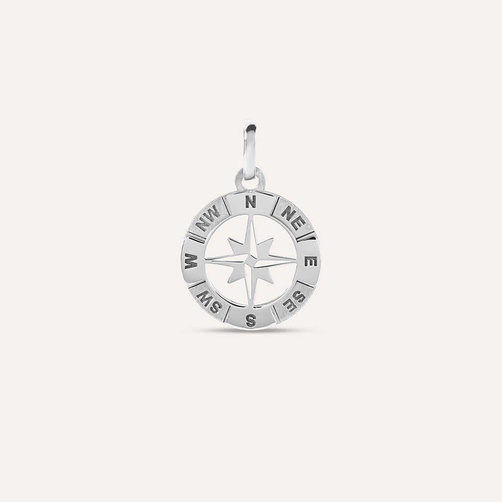 Pendente Gentleman Argento Rodiato