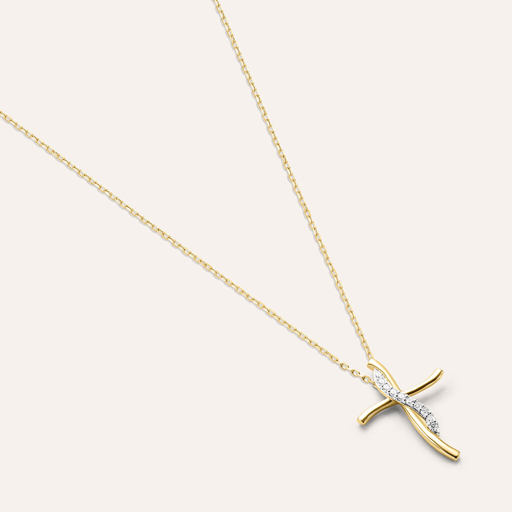 Collana Sophia Oro Giallo Diamante