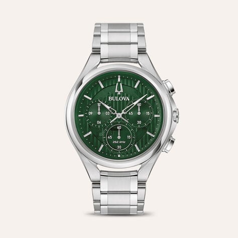 Orologio Al Quarzo Bulova Curv 96a297 - Orologi Cronografo Uomo | Stroili