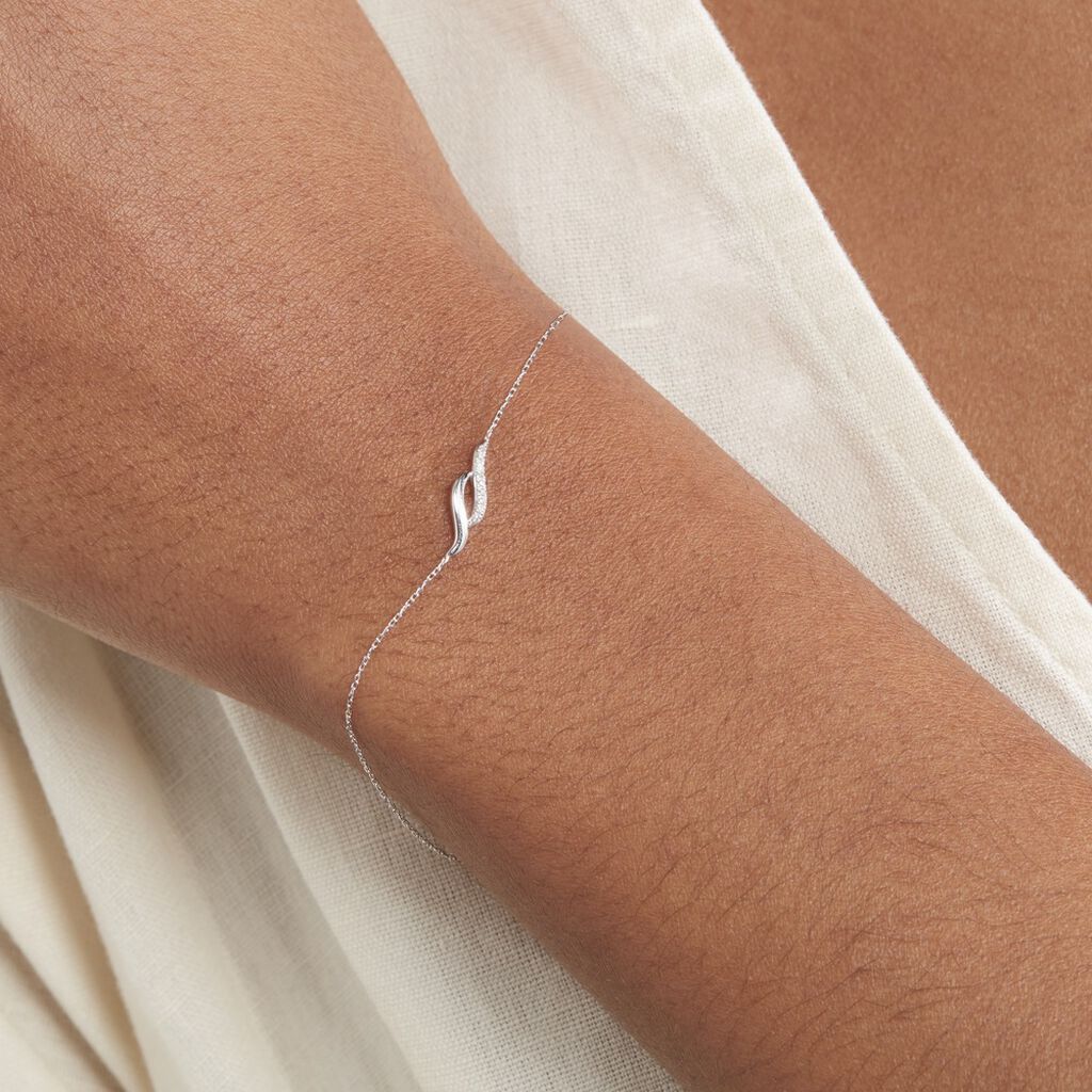 Bracciale Sophia Oro Bianco Diamante