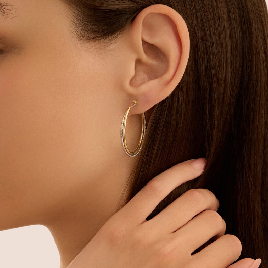 Orecchini A Cerchio Toujours Oro Giallo