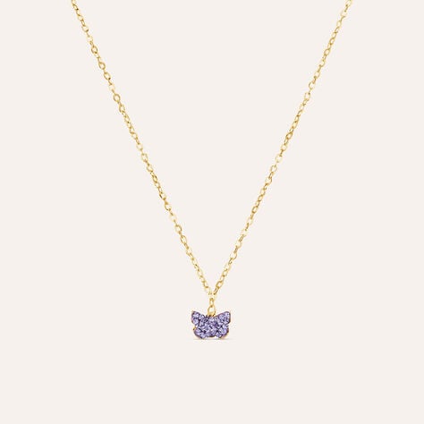 Collana Mon Petit Oro Giallo Cristallo - Collane Bambino | Stroili