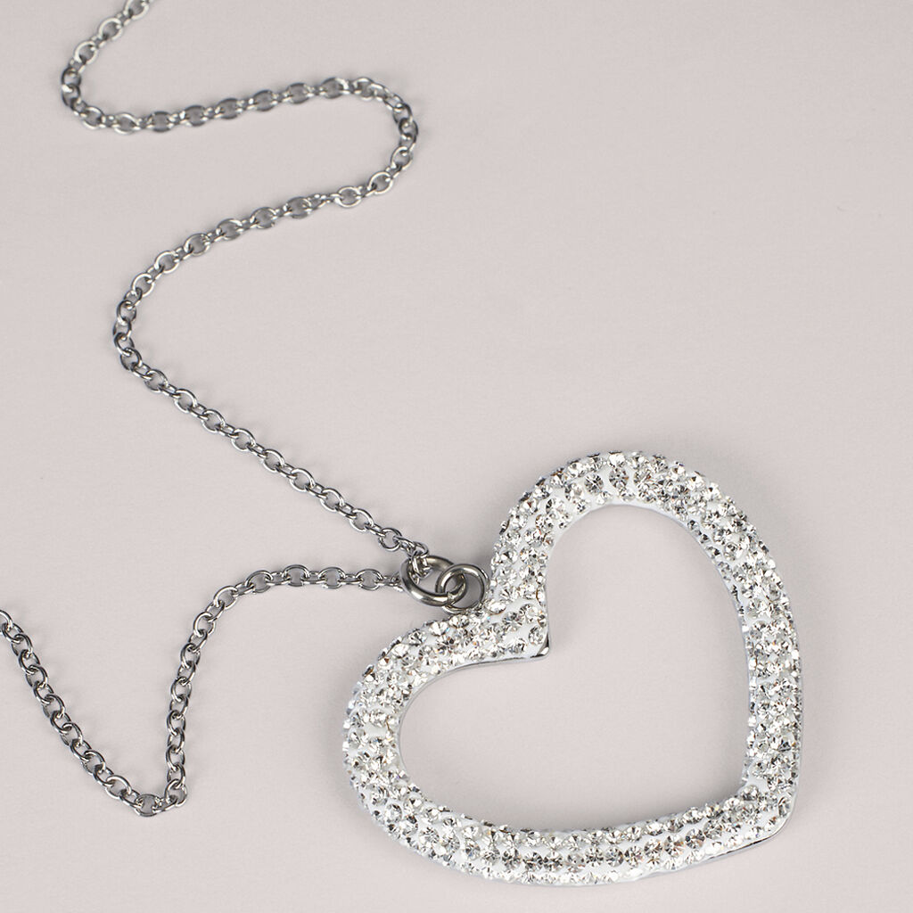 Collana Lady Phantasya Acciaio Cristallo - Collane Donna | Stroili