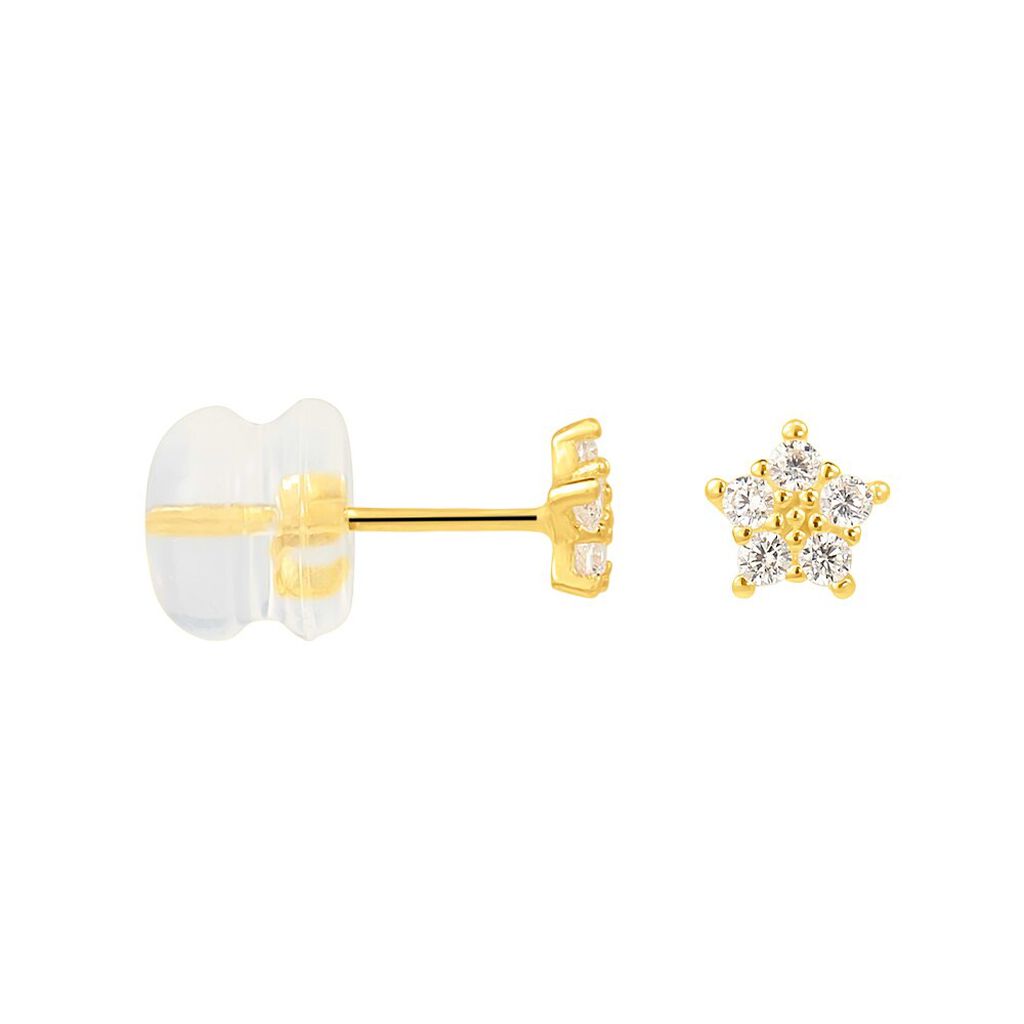Orecchini Lobo Bon Ton Oro Giallo Cubic Zirconia - Orecchini a Lobo Donna | Stroili