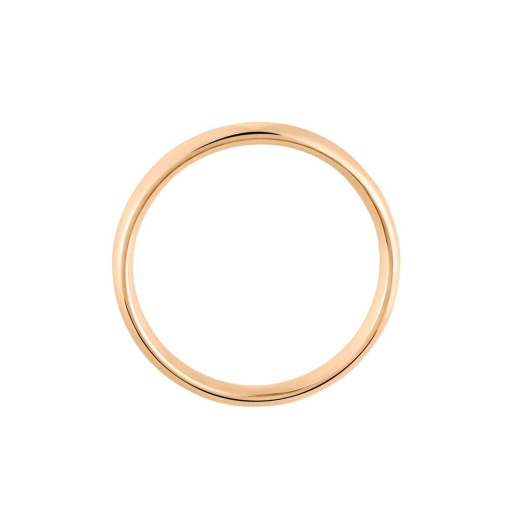 Fede Comoda Leggera 3 mm Oro Rosa - Anelli con Incisione Unisex | Stroili