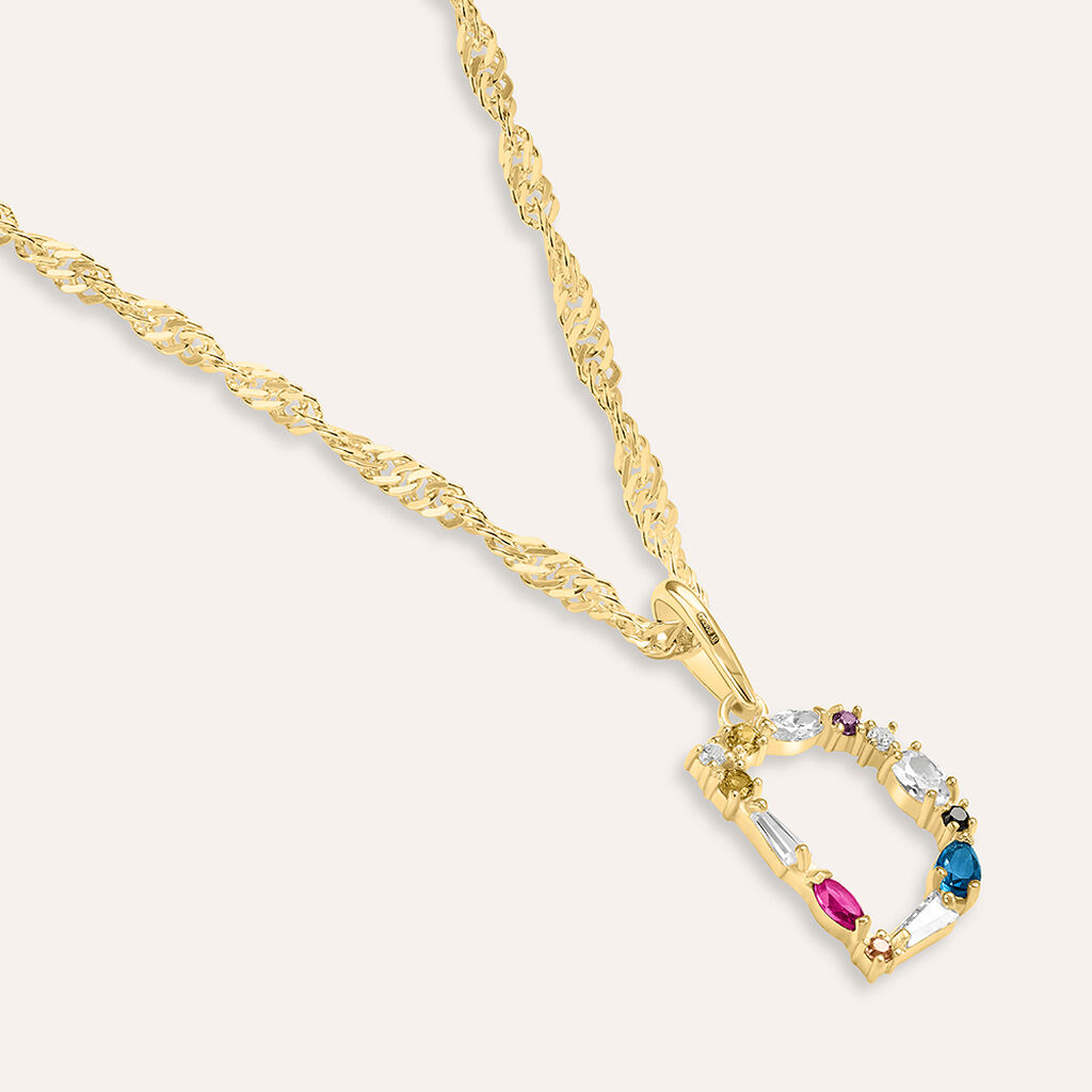 Pendente Claire Oro Giallo Cubic Zirconia