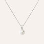 Collana Silver Pearls Argento Rodiato Perla sintentica