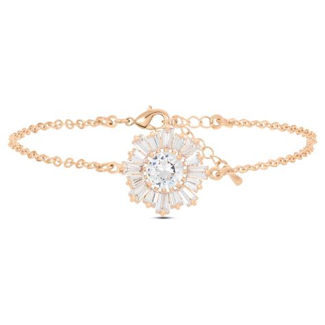 Bracciale Romantic Shine Metallo Rosa Cristallo - Bracciali Donna | Stroili