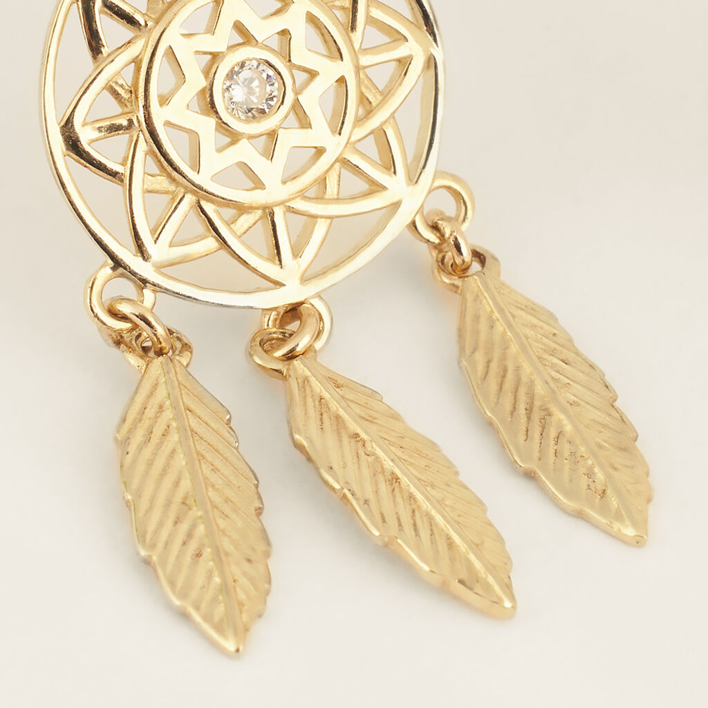 Pendente Poème Oro Giallo Cubic Zirconia - Ciondoli Donna | Stroili