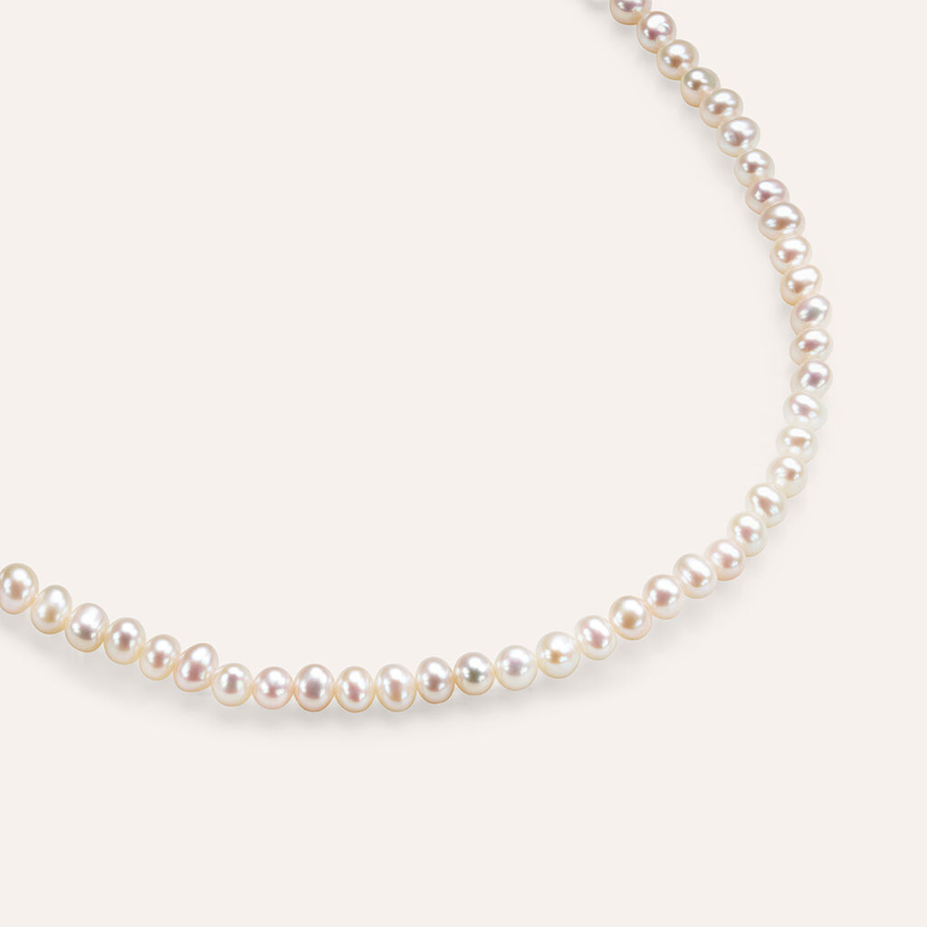 Bracciale Gabrielle Oro Bianco Perla D'Acqua Dolce - Bracciali Donna | Stroili