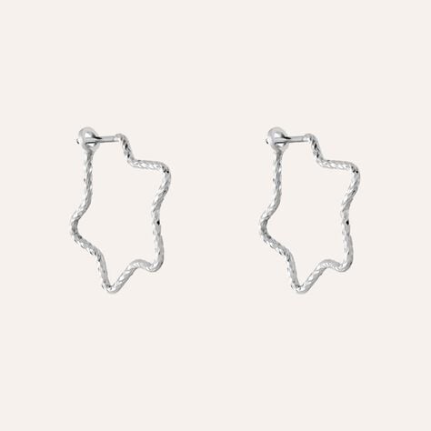 Orecchini A Cerchio Silver Collection Argento Rodiato - Orecchini a Cerchio Donna | Stroili