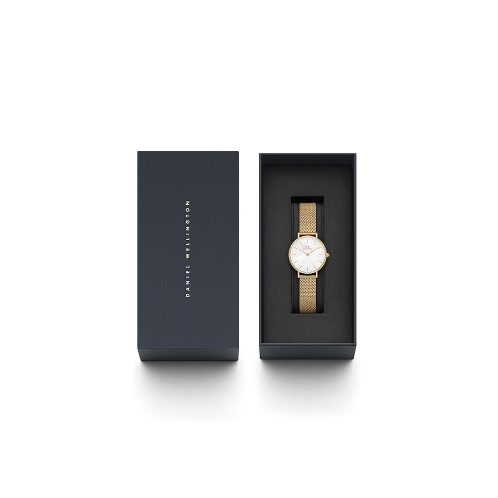 Orologio Al Quarzo Daniel Wellington Petite Lumine Bezel Evergold Dw00100662 - Orologi solo Tempo Donna | Stroili