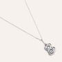 Pendente Love Beats Argento Rodiato