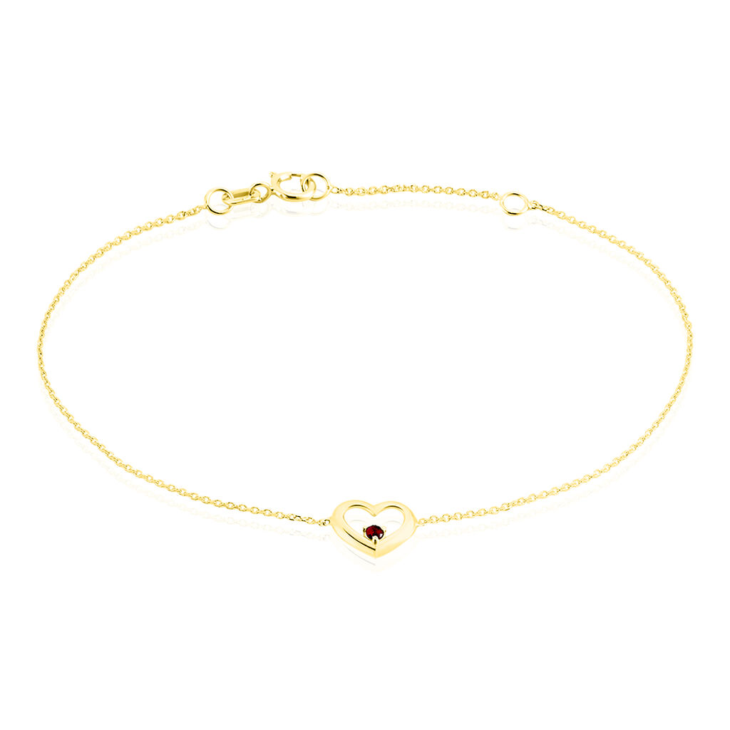 Bracciale Charlotte Oro Giallo Rubino - Bracciali Love Donna | Stroili