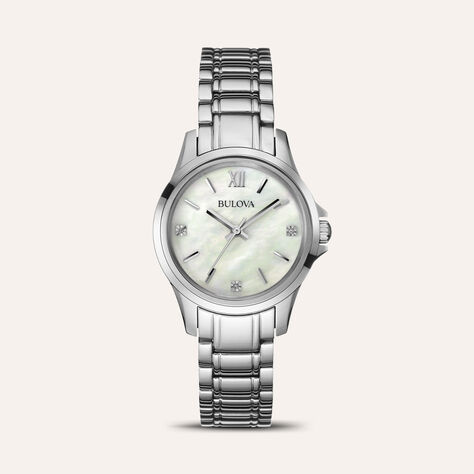 Orologio Al Quarzo Bulova Classic Diamonds 96p152 - Orologi solo Tempo Donna | Stroili