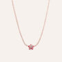Collana Romantic Shine Ottone Rosa Cristallo
