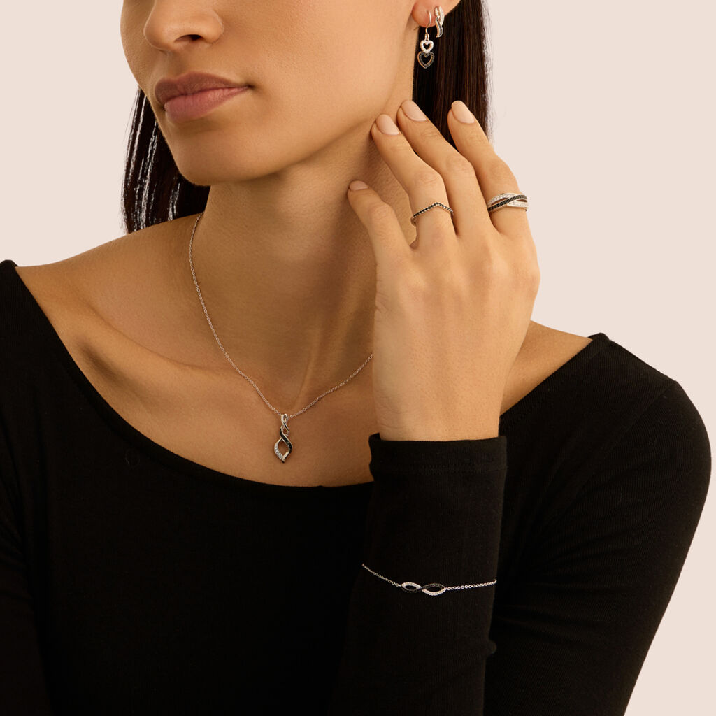Collana Silver Shine Argento Rodiato Cubic Zirconia - Collane Donna | Stroili