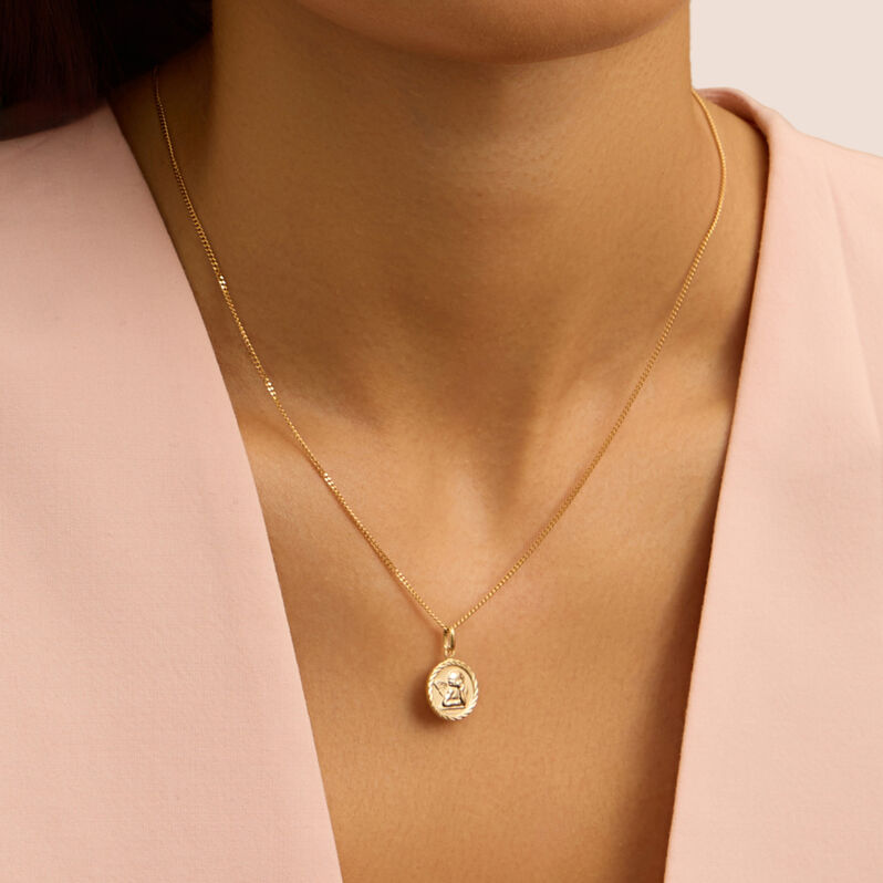 Pendente Holy Oro Giallo - Ciondoli con Incisione Unisex | Stroili