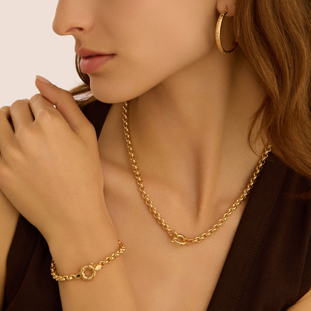 Orecchini A Cerchio Toujours Oro Giallo