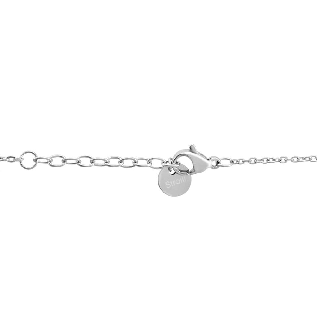 Bracciale Lady Chic Acciaio Rosa Cristallo - Bracciali con Incisione Donna | Stroili