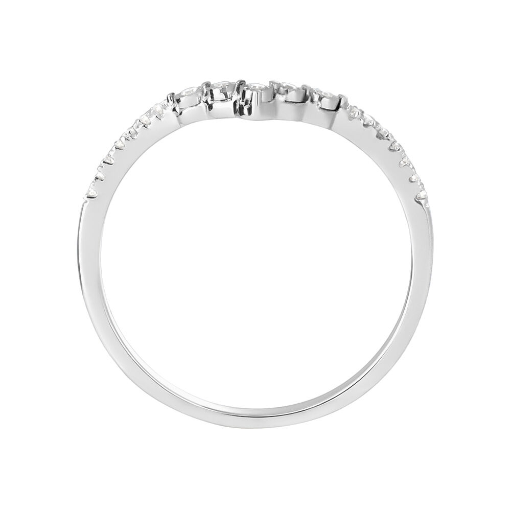 Anello Fedina Sophia Oro Bianco Diamante 1429276 Stroili