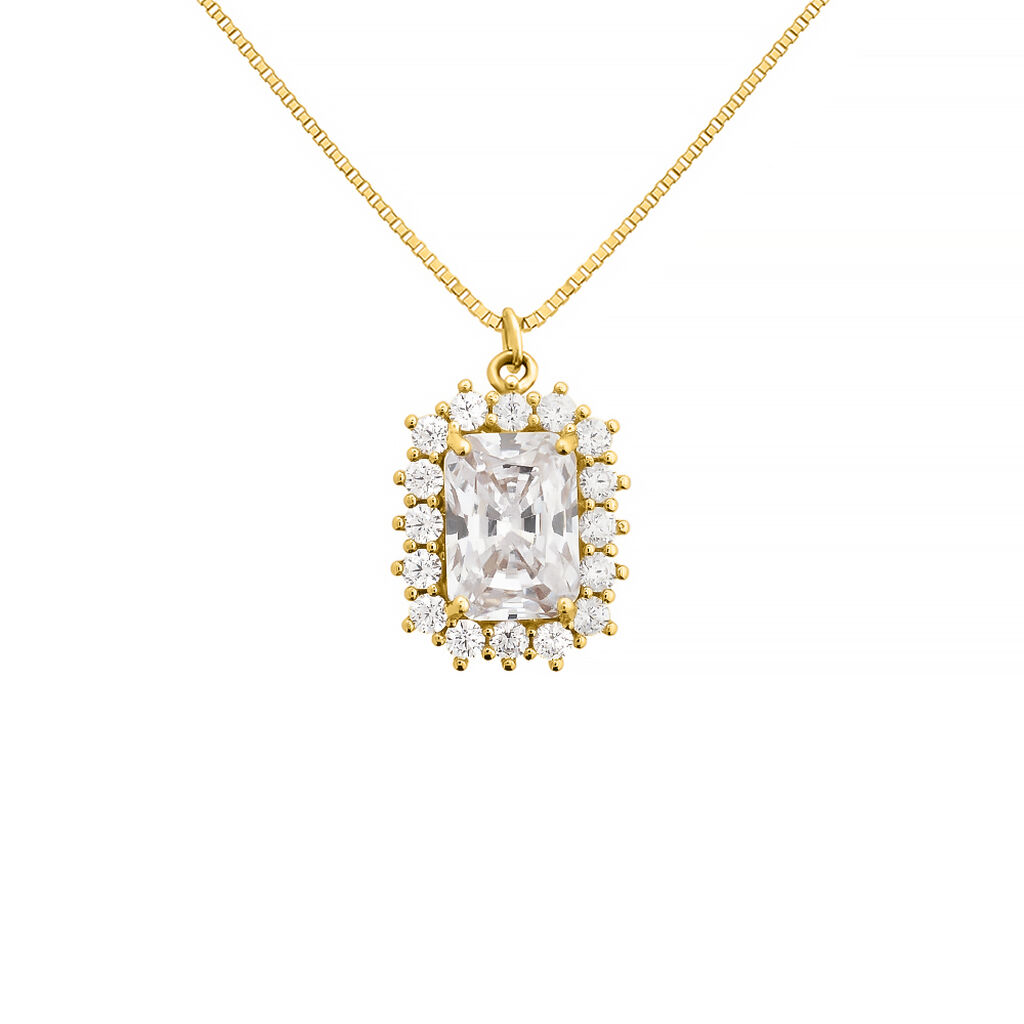 Collana Claire Oro Giallo Cubic Zirconia