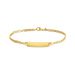 Bracciale Con Targhetta Holy Oro Giallo - Bracciali con Incisione Bambino | Stroili