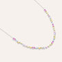 Collana Silver Rainbow Argento Rodiato Cubic Zirconia