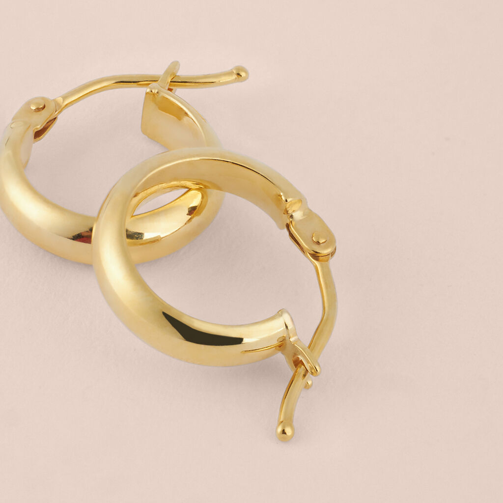 Orecchini A Cerchio Toujours Oro Giallo - Orecchini a Cerchio Donna | Stroili