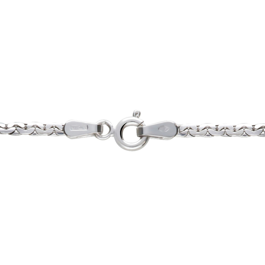 Bracciale Catena Colette Oro Bianco - Bracciali Donna | Stroili