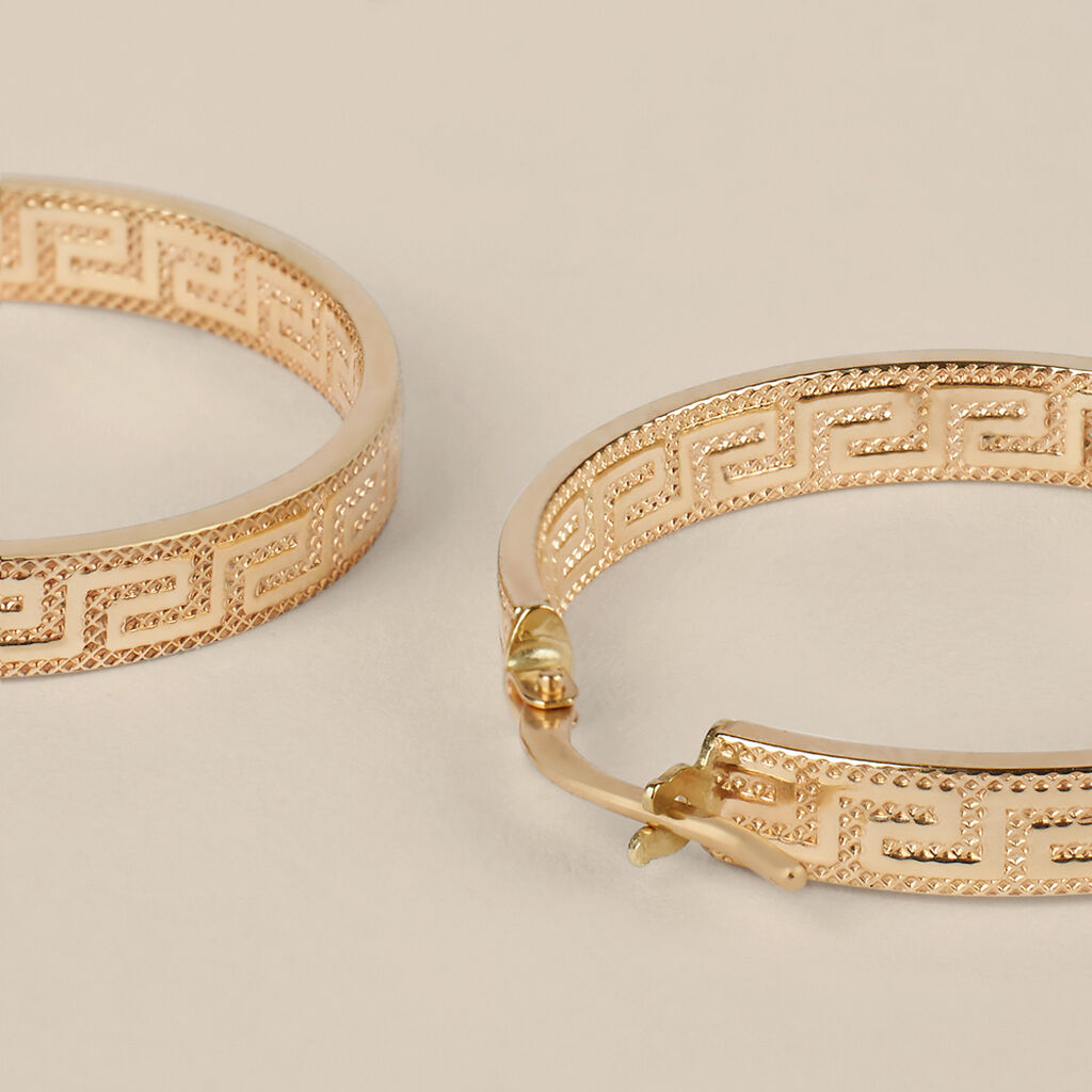 Orecchini A Cerchio Toujours Oro Giallo