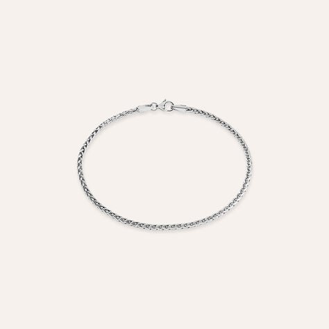 Bracciale Catena L'homme Or Oro Bianco - Bracciali Uomo | Stroili