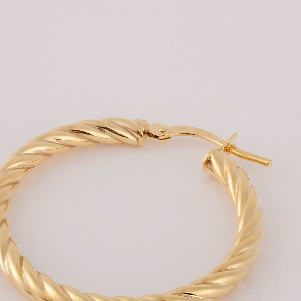 Orecchini A Cerchio Toujours Oro Giallo