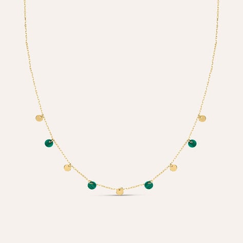 Collana Beverly Oro Giallo Malachite - Collane Donna | Stroili