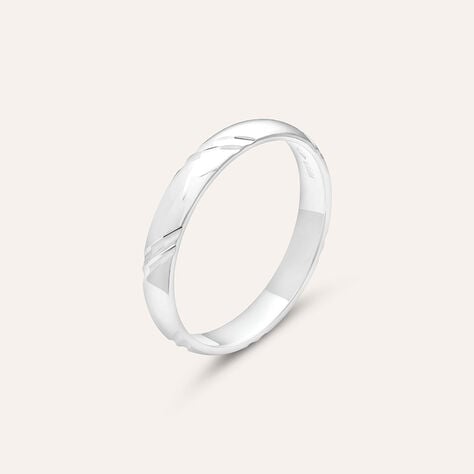 Fede Classica 3 mm Argento Rodiato - Fedi Uomo | Stroili