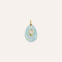 Pendente Radiance Acciaio Dorato Giada Cubic Zirconia
