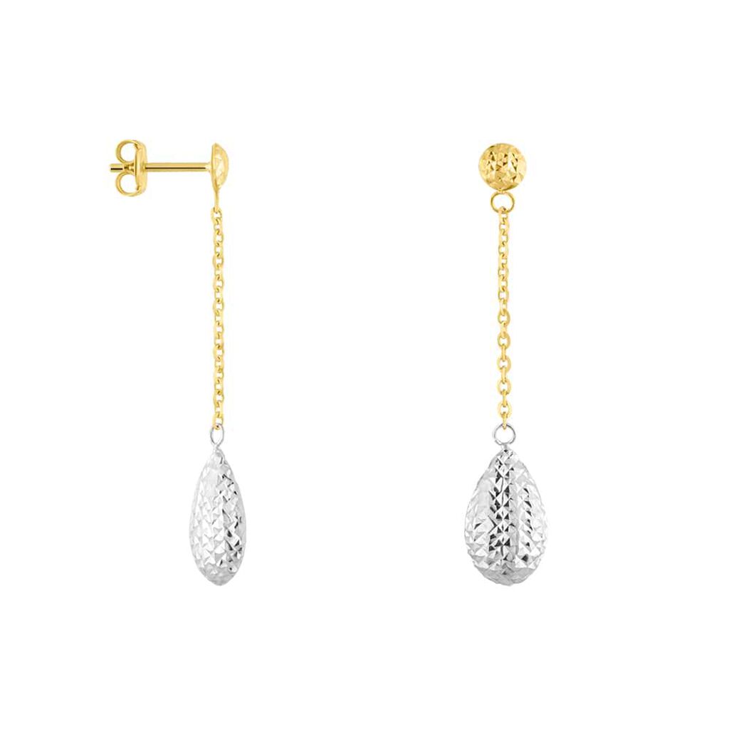 Orecchini Pendenti Golden Lover Oro Bicolore - Orecchini Pendenti Donna | Stroili