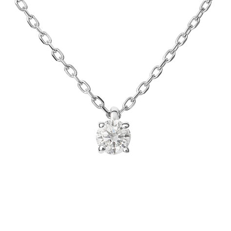 Collana Punto Luce Grace Oro Bianco Diamante - Collane Punto Luce Donna | Stroili