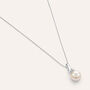Collana Gold Pearls Oro Bianco Perla D'Acqua Dolce Diamante