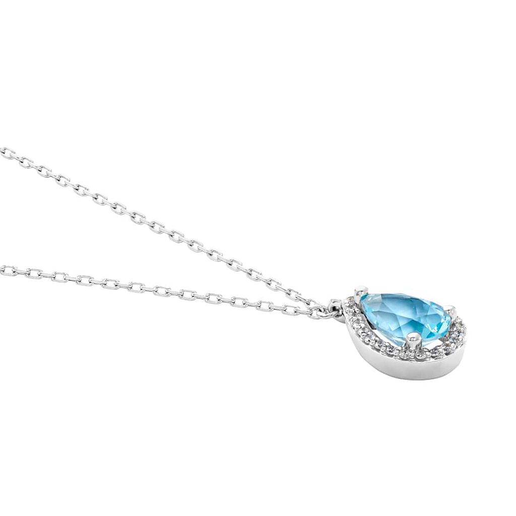 Collana Punto Luce Amélie Oro Bianco Topazio Cubic Zirconia - Collane Punto Luce Donna | Stroili