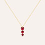 Collana Trilogy Silver Rainbow Argento Rosa Cubic Zirconia