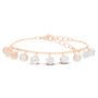 Bracciale Multi Punto Luce Romantic Shine Metallo Rosa Cristallo