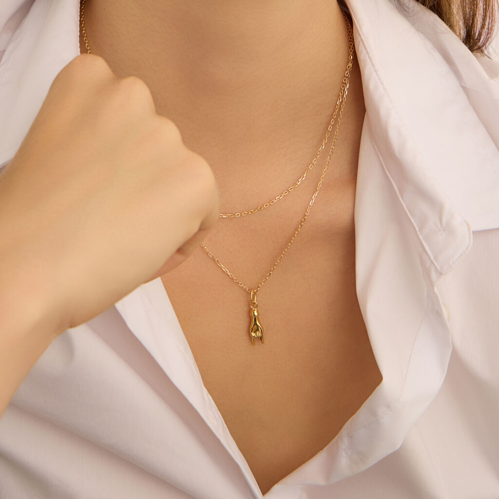 Pendente Poème Oro Giallo