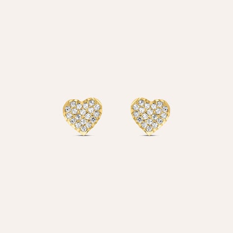 Orecchini Lobo Bon Ton Oro Giallo Cubic Zirconia - Orecchini a Lobo Donna | Stroili