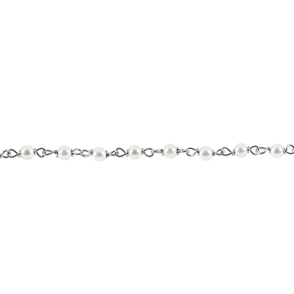 Bracciale Rosario Silver Soul Argento Rodiato Perla sintentica - Bracciali con Rosario Donna | Stroili