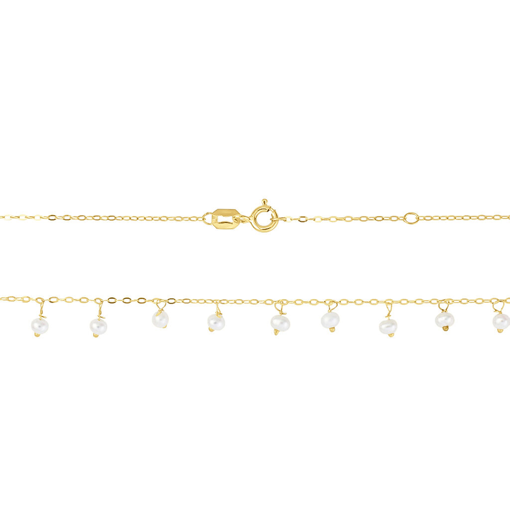 Collana Gabrielle Oro Giallo Perla D'Acqua Dolce - Collane Donna | Stroili