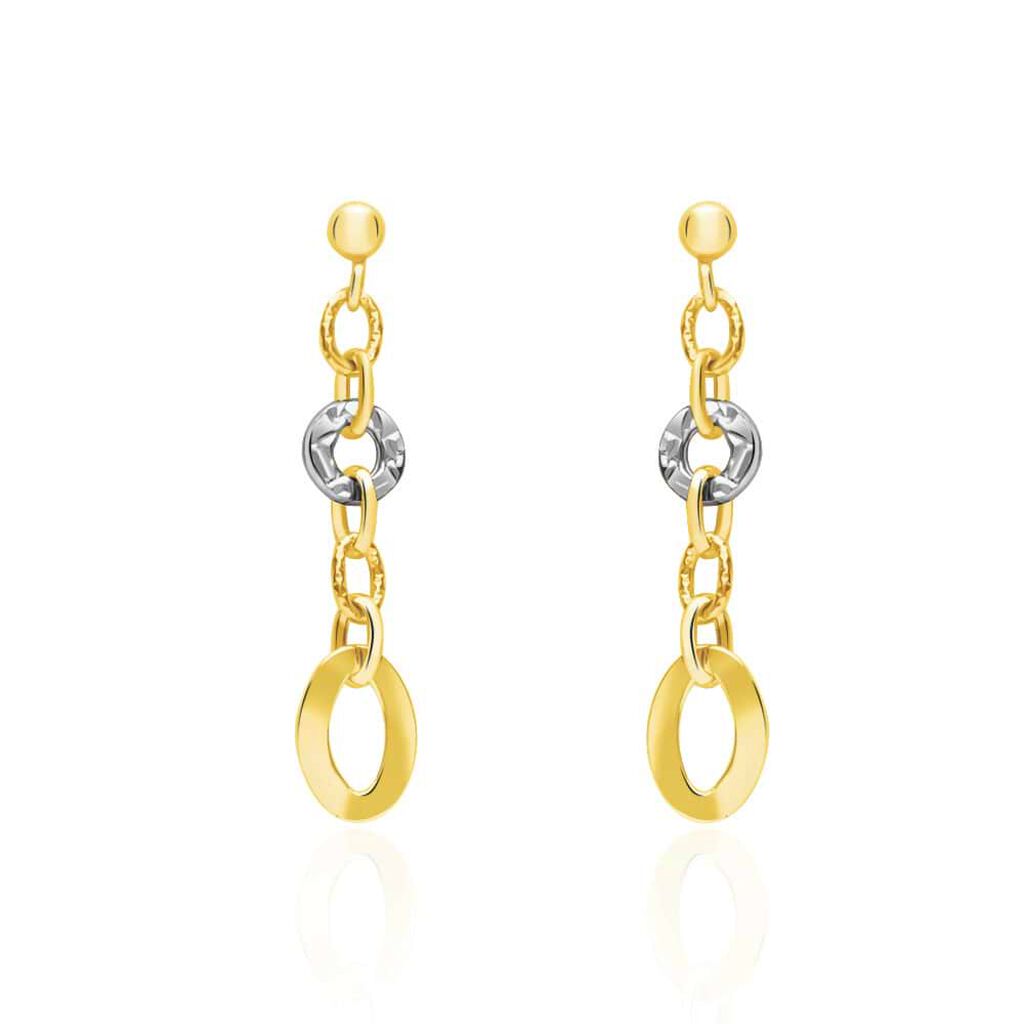 Orecchini Pendenti Beverly Oro Bicolore - Orecchini Pendenti Donna | Stroili