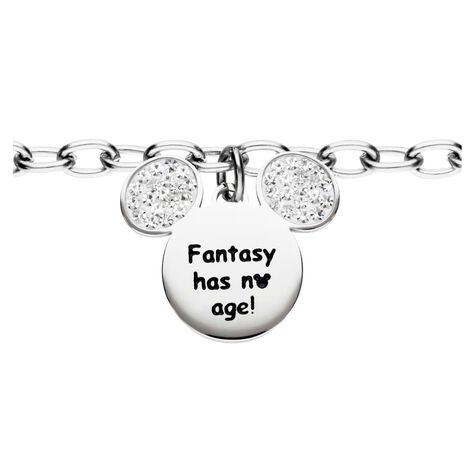 Bracciale Lady Message Acciaio Disney e Cristalli - Bracciali Donna | Stroili
