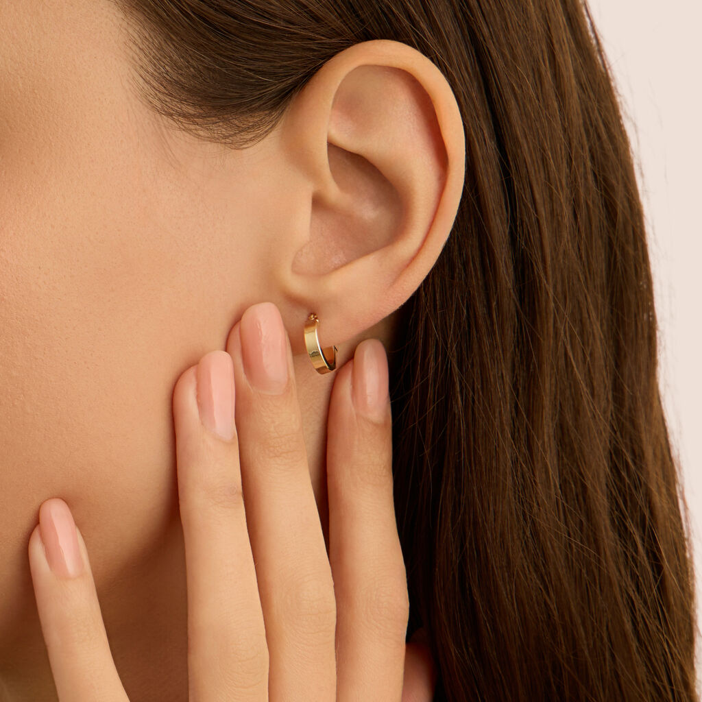 Orecchini A Cerchio Toujours Oro Giallo - Orecchini a Cerchio Donna | Stroili